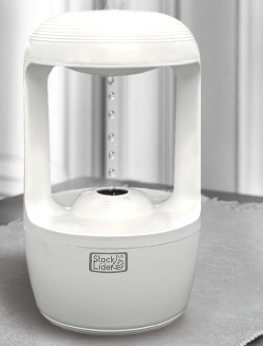 Humidificador gotas antigravedad LED