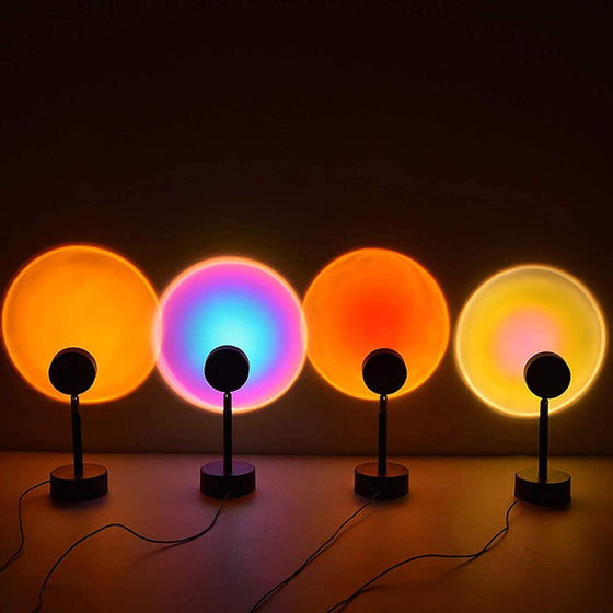 Lámpara Sunset LED USB giratoria