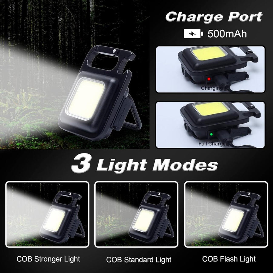 Mini linterna LED COB recargable