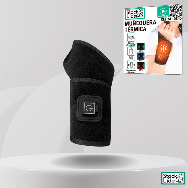 Muñequera térmica USB ajustable