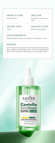 Solución facial con centella asiática