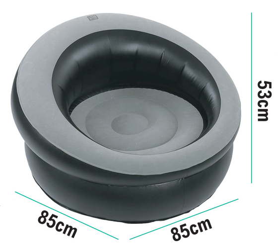 Sillón inflable cómodo y portátil