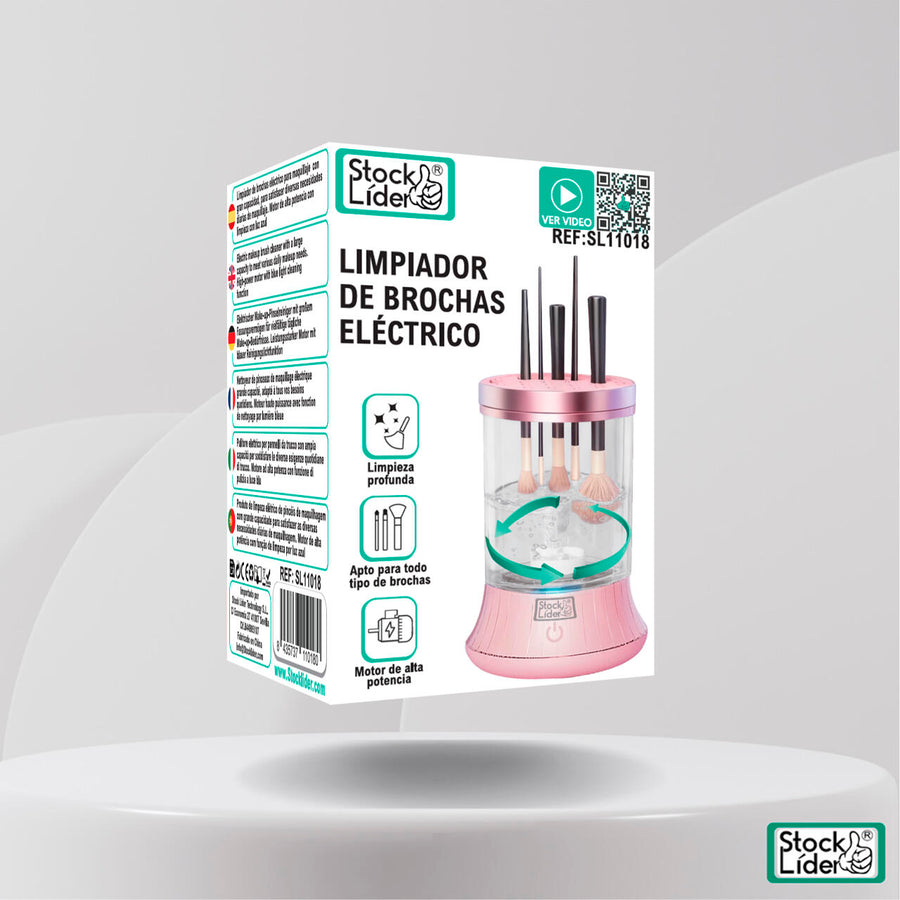 Limpiador de brochas eléctrico recargable