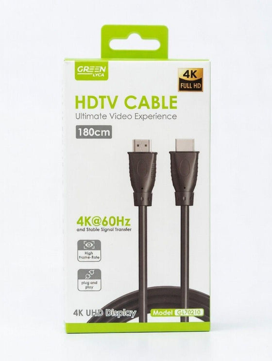 Cable HDTV 4K 60 Hz de 180 cm