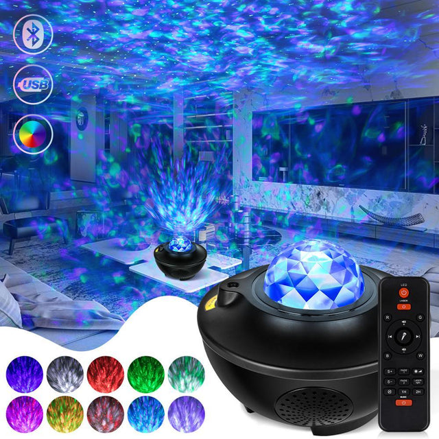 Proyector Galaxia Bluetooth para habitación