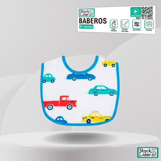 Baberos para bebé ajustables y cómodos