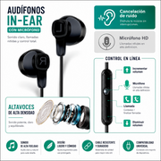 Auriculares con micrófono minijack