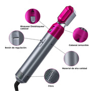 Cepillo secador 5 en 1 para peinar
