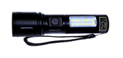 Mini linterna recargable USB compacta