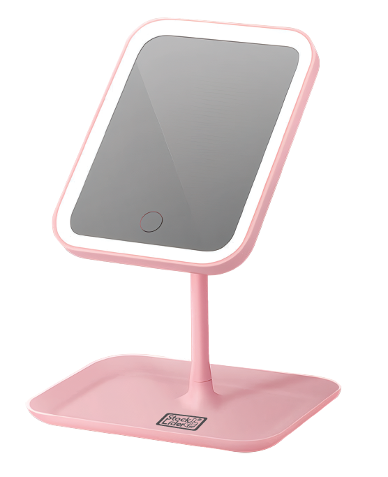 Espejo con luz LED regulable para maquillaje