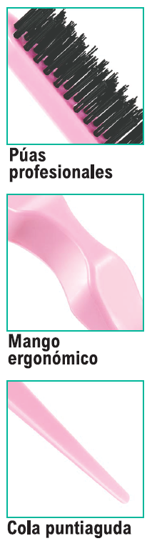 Cepillo de fibras naturales para cabello