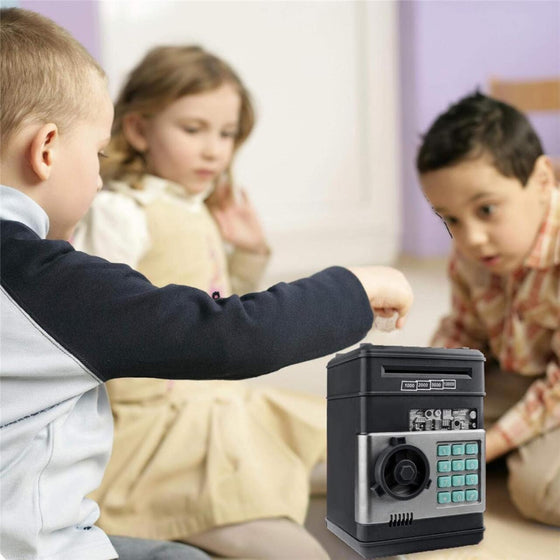 Hucha electrónica con contraseña infantil