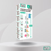 Estantería extensible para baño sin taladro