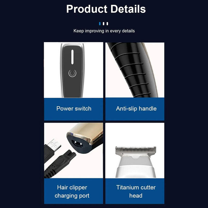 Cortapelo con pantalla digital USB